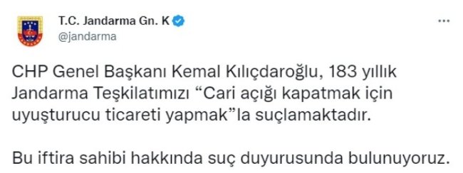 kemal kılıçdaroğlu'nun sözleri sonrasında hakkında suç duyurusunda bulunuldu