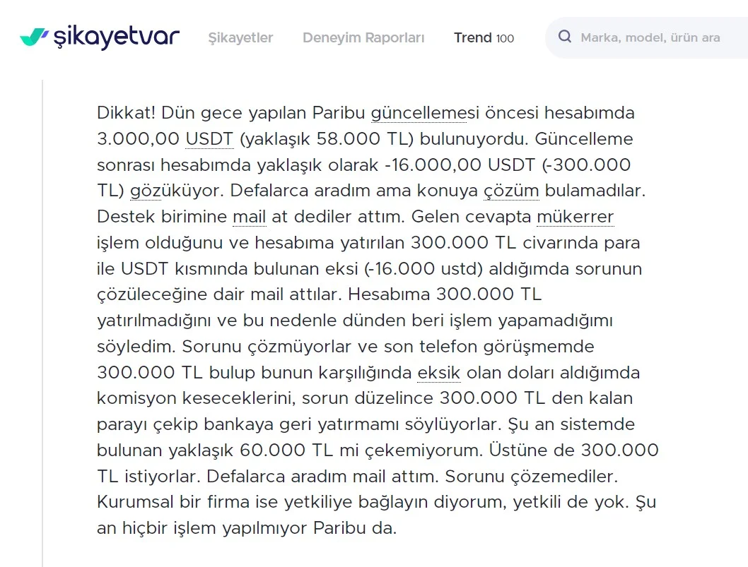 türkiye'nin en büyük kripto para borsası paribu'dan yaşanan olaylarla ilgili açıklama