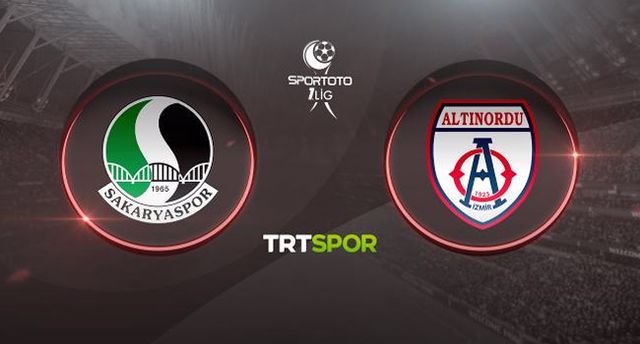TRT Spor Sakaryaspor Altınordu maçı canlı izle! TFF 1. Lig Sakaryaspor Altınordu maçı canlı kesintisiz izle
