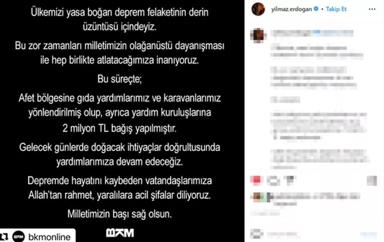 yılmaz erdoğan: bkm sahneye geri dönüyor!