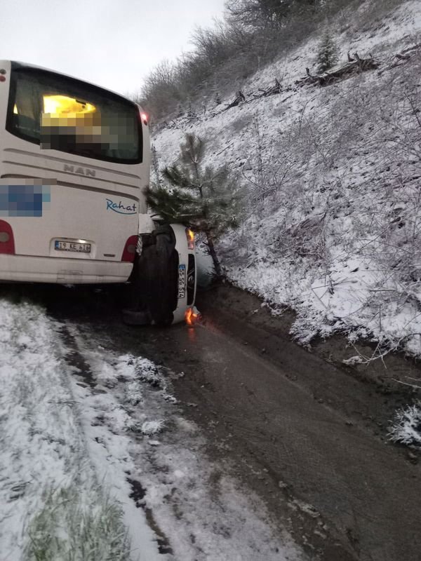 samsun'da zincirleme trafik kazası: çok sayıda yaralı var...