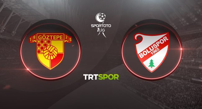 TRT Spor canlı izle! TFF 1. Lig Göztepe Boluspor maçı canlı kesintisiz izle
