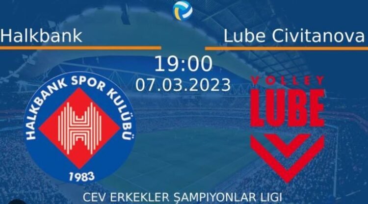 Halkbank Lube Civitanova voleybol maçı canlı şifresiz izle! Halkbank Şampiyonlar Ligi maçı canlı izleme linki