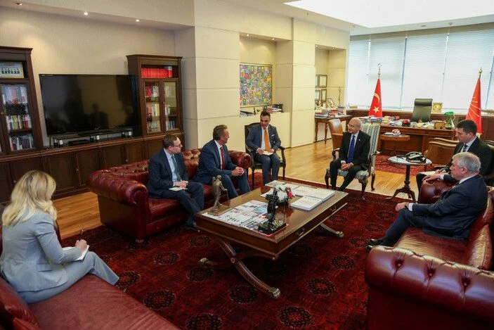 abd büyükelçisi jeffry flake'ten kemal kılıçdaroğlu'na ziyaret