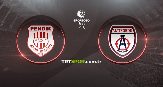 trtspor.com.tr canlı izle! TFF 1. Lig Pendikspor Altınordu maçı canlı kesintisiz izle