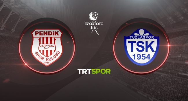 TRT Spor canlı izle! TFF 1. Lig Pendikspor Tuzlaspor maçı canlı izle
