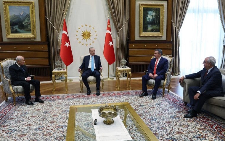 Cumhurbaşkanı Erdoğan’ın rahatsızlığı sonrası ilk buluşma