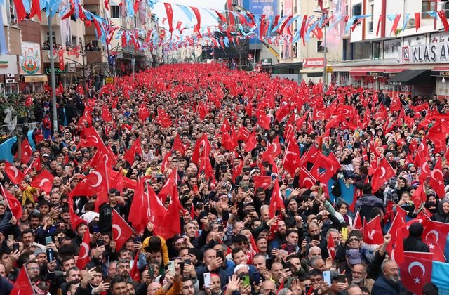 Cumhurbaşkanı Erdoğan "Bunlara asıl kıblenin neresi olduğunu 14 Mayıs'ta siz bildireceksiniz" dedi
