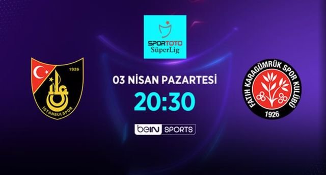 İstanbulspor Karagümrük maçı canlı şifresiz izle! Şifresiz Taraftarium24 Selçuksports Golvartv Süper Lig canlı maç izleme linki