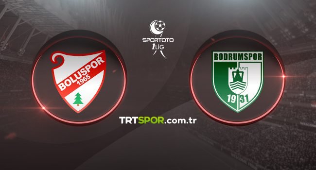 trtspor.com.tr canlı izle! Boluspor Bodrumspor maçı TRT canlı izle