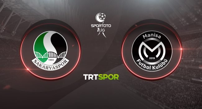 TRT Spor canlı izle! Sakaryaspor Manisa FK maçı canlı izle