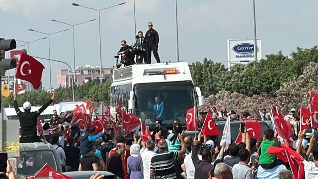 cumhurbaşkanı erdoğan’a hatay’da sevgi seli