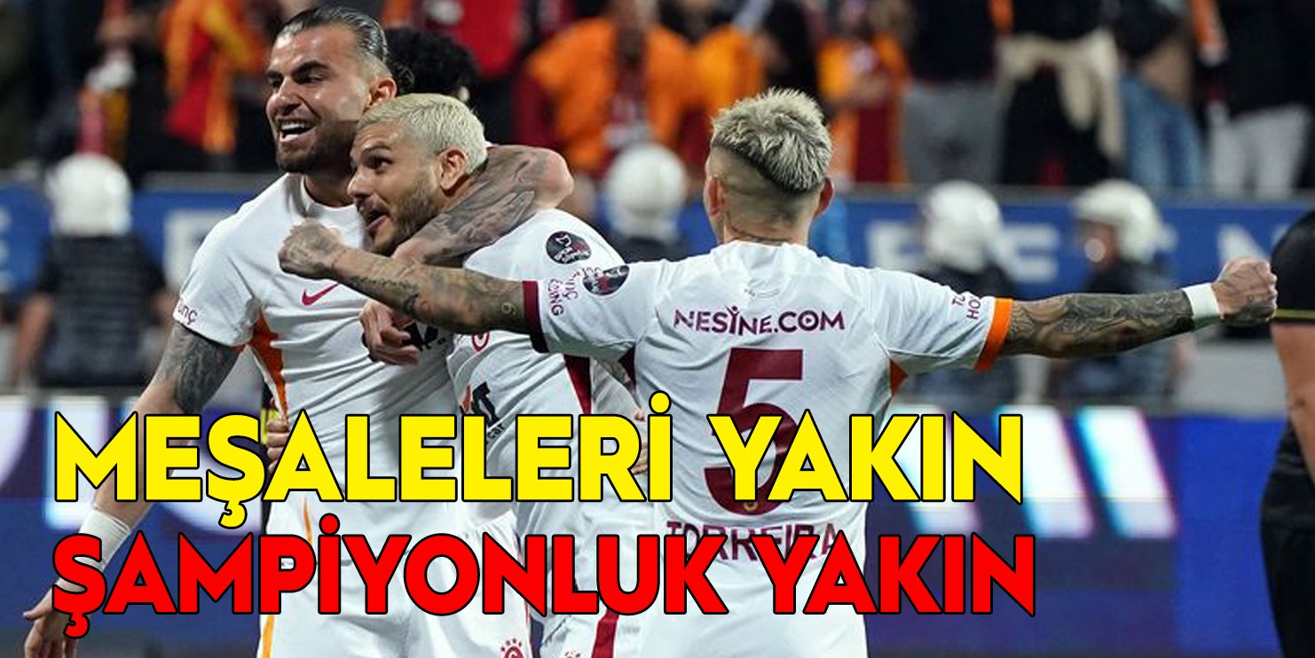 Galatasaray şampiyonluğa koşuyor: 0-2
