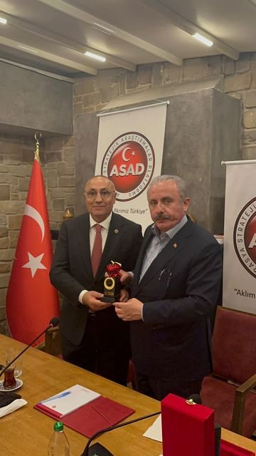 Meclis Başkanı Mustafa Şentop ASAD'a konuk oldu
