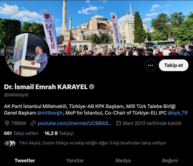 erdoğan'dan sonra twitter'da gri tik aldı herkes o isme şaştı kaldı?