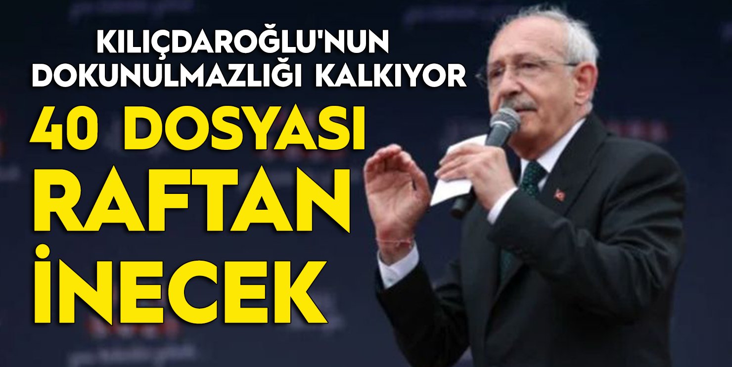 CHP Genel Başkanı Kemal Kılıçdaroğlu'nun dokunulmazlığı kalkıyor