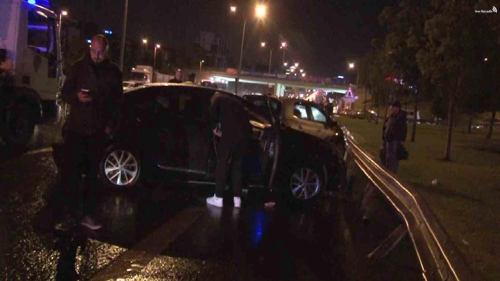 Maltepe'de 12 aracın karıştığı zincirleme kaza: 3 yaralı