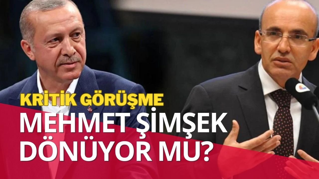 Erdoğan'dan Mehmet Şimşek ile kritik görüşme