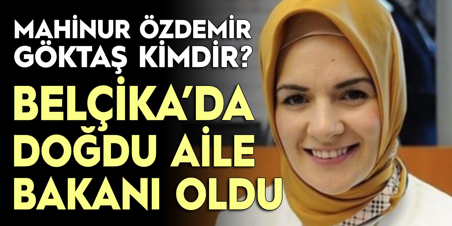 Kabinenin tek kadın bakanı Mahinur Özdemir Göktaş kimdir?