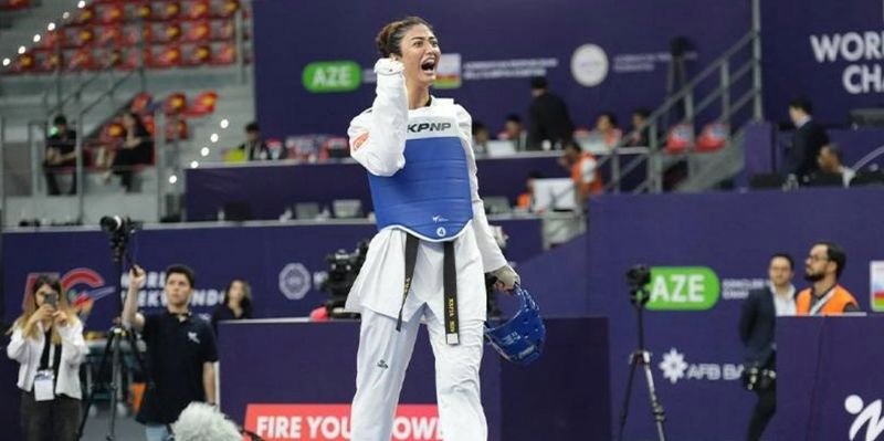 Son dünya şampiyonunu mağlup eden Nafia Kuş, altın madalya kazandı