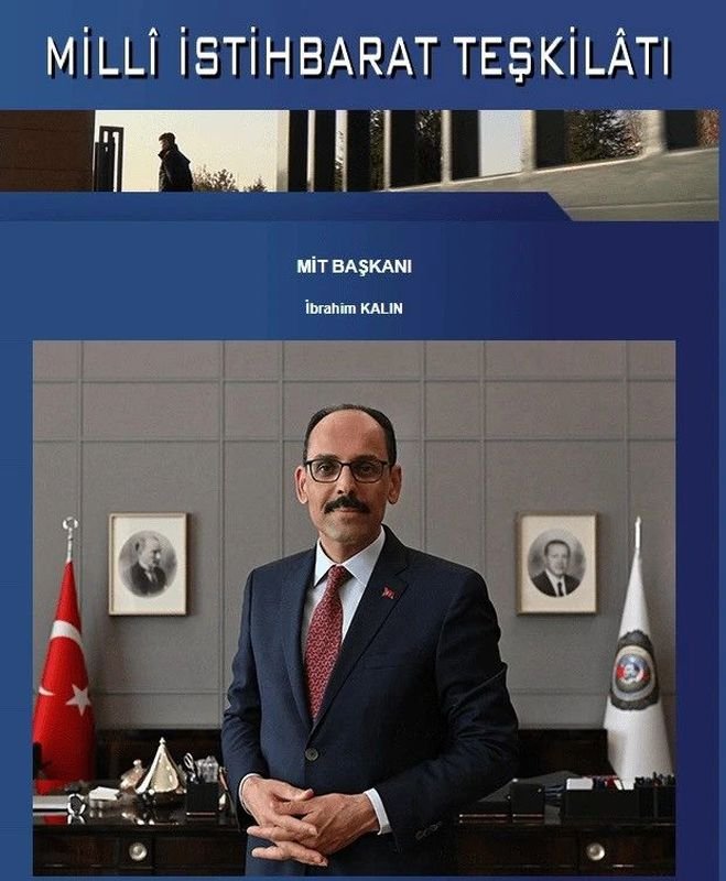 MİT Başkanı İbrahim Kalın’dan makam odasında ilk fotoğraf