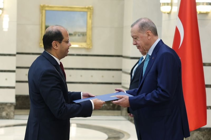 cumhurbaşkanı erdoğan, mısır büyükelçisi amr el hamamy'i kabul etti
