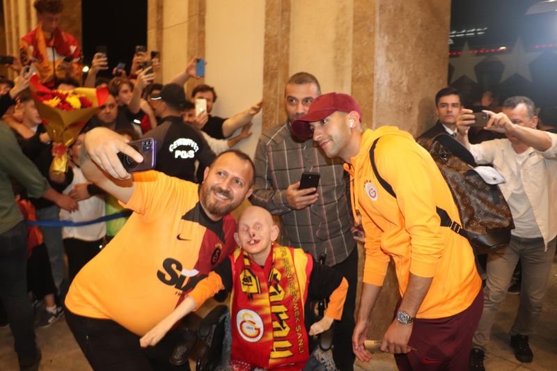 Galatasaray'a Rize’de coşkulu karşılama